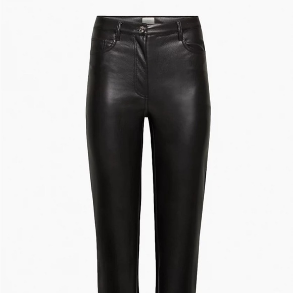 Melina Aritzia Wilfred Leather Pant - Picture 2 of 7